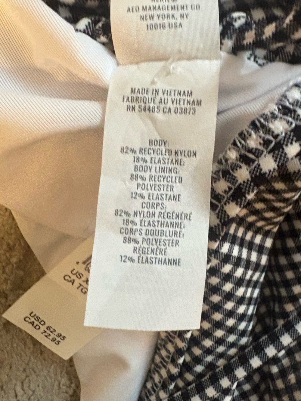 Aerie plunge gingham one piece - Picture 10 of 12